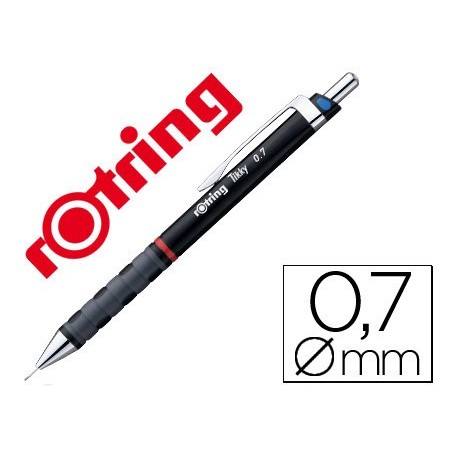 Portaminas rotring tikky 0,7 mm negro