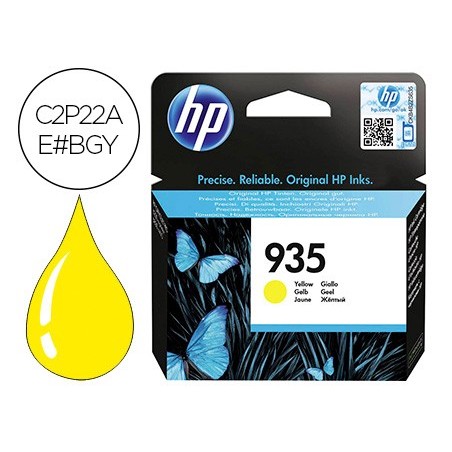 Ink-jet hp 935 ojp 6230 / 6830 amarillo - 400 pag -