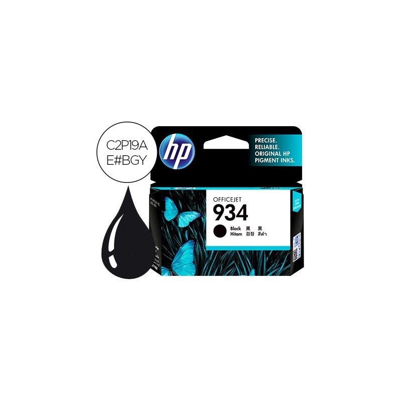 Ink-jet hp 934 officejet 6815/ 6230 / 6830 negro 400 pag