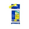 Cinta brother tze-641 amarillo-negro 18mm
