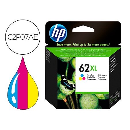 Ink-jet hp 62xl envy 5640/7640 officejet 5740 tricolor 415 pag