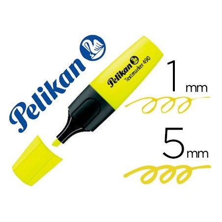 Rotulador pelikan fluorescente textmarker 490 amarillo
