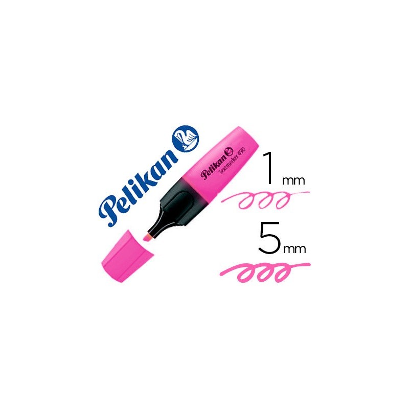 Rotulador pelikan fluorescente textmarker 490 rosa