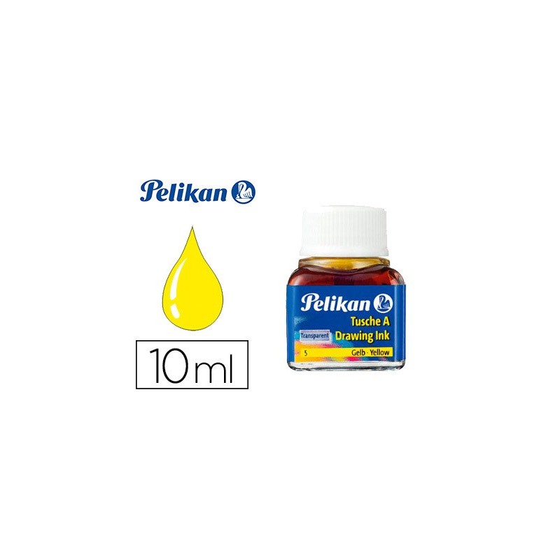 Tinta china pelikan amarillo bote de 10 ml Tinta china pelikan amarillo bote de 10 ml