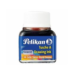 Tinta china pelikan siena tostada bote de 10 ml