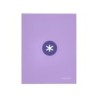Carpeta 4 anillas 40 mm mixtas antartik a4 forrada color lavanda