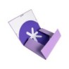Carpeta antartik gomas a4 3 solapas carton forrado color lavanda