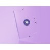 Carpeta antartik gomas a4 3 solapas carton forrado color lavanda