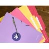 Carpeta antartik gomas a4 3 solapas carton forrado color lavanda