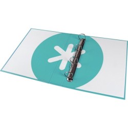 Carpeta 4 anillas 40 mm mixtas antartik a4 forrada color menta