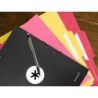Carpeta antartik gomas a4 3 solapas carton forrado color negro