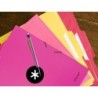 Carpeta antartik gomas a4 3 solapas carton forrado color rosa