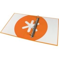 Carpeta 4 anillas 40 mm mixtas antartik a4 forrada color mostaza