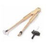 Compas para encerado faibo de plastico imitacion madera con adaptador 42 cm