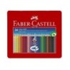 Lapices de colores faber castell acuarelable colour grip triangular caja metalica de 24 colores surtidos