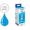 Tinta epson t6642 et2500/2550/ /14000/l475/565/575/4500 cian botella 70 ml 6.500 pag