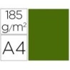 Cartulina guarro verde safari 50x65 cm 185 gr