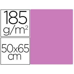 Cartulina guarro malva 50x65 cm 185 gr
