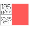 Cartulina guarro coral 50x65 cm 185 gr