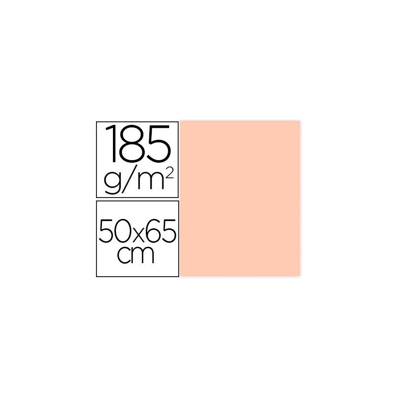 Cartulina guarro carne 50x65 cm 185 gr Cartulina guarro carne 50x65 cm 185 gr