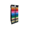 Expositor guarro metalico vacio 42 estantes para cartulina 185 gr 50x65 cm 75x57x200 cm