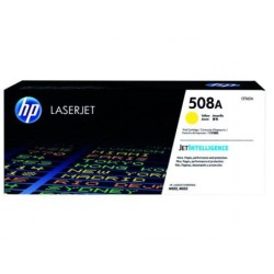 Toner hp 508a laserjet enterprise m552/553/577 amarillo 5.000 pag