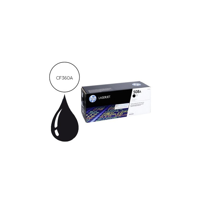 Toner hp 508a laserjet enterprise m552/553/577 negro 6.000 pag