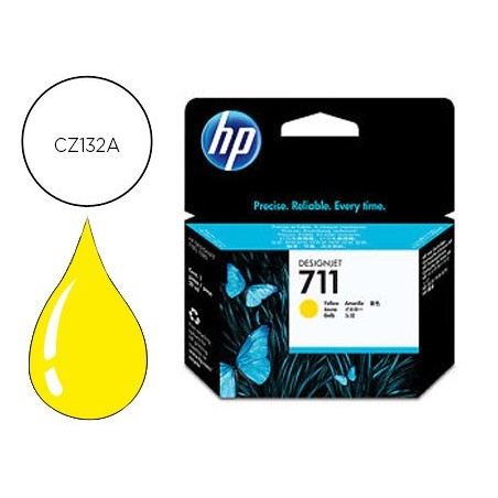 Ink-jet hp n.711 amarillo 29 ml designjet t120 / t520