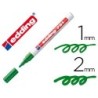 Rotulador edding punta fibra 751 verde punta redonda 1-2 mm