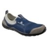 Zapatos de seguridad deltaplus de poliester y algodon con plantilla y puntera - color azul marino talla 45