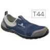 Zapatos de seguridad deltaplus de poliester y algodon con plantilla y puntera - color azul marino talla 44