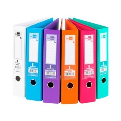 Archivador de palanca liderpapel a4 documenta forrado pvc con rado lomo 75 mm colores surtidos trending