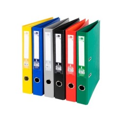 Archivador de palanca liderpapel folio documenta forrado pvc con rado lomo 52 mm colores surtidos classic
