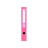 Archivador de palanca liderpapel folio documenta forrado pvc con rado lomo 52 mm rosa compresor metalico