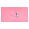 Archivador de palanca liderpapel folio documenta forrado pvc con rado lomo 52 mm rosa compresor metalico