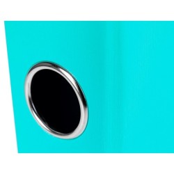 Archivador de palanca liderpapel folio documenta forrado pvc con rado lomo 52 mm verde claro compresor