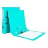 Archivador de palanca liderpapel folio documenta forrado pvc con rado lomo 52 mm verde claro compresor