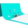 Archivador de palanca liderpapel folio documenta forrado pvc con rado lomo 52 mm verde claro compresor