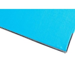 Archivador de palanca liderpapel folio documenta forrado pvc con rado lomo 52 mm celeste compresor metalico