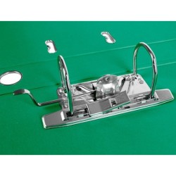 Archivador de palanca liderpapel folio documenta forrado pvc con rado lomo 52 mm verde compresor metalico