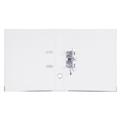 Archivador de palanca liderpapel folio documenta forrado pvc con rado lomo 52 mm blanco compresor metalico