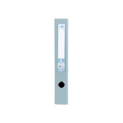 Archivador de palanca liderpapel folio documenta forrado pvc con rado lomo 52 mm gris compresor metalico