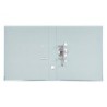 Archivador de palanca liderpapel folio documenta forrado pvc con rado lomo 52 mm gris compresor metalico