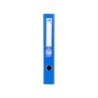 Archivador de palanca liderpapel folio documenta forrado pvc con rado lomo 52 mm azul compresor metalico