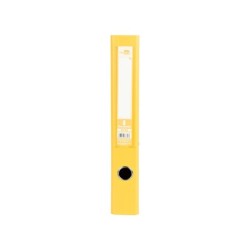 Archivador de palanca liderpapel folio documenta forrado pvc con rado lomo 52 mm amarillo compresor