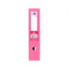 Archivador de palanca liderpapel folio documenta forrado pvc con rado lomo 75 mm rosa compresor metalico