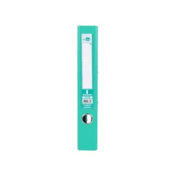 Archivador de palanca liderpapel a4 documenta forrado pvc con rado lomo 52 mm verde claro compresor