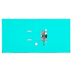 Archivador de palanca liderpapel a4 documenta forrado pvc con rado lomo 75 mm verde claro compresor