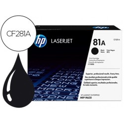 Toner hp laserjet n.81 mfp m630 negro 10.500 paginas