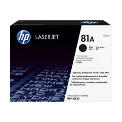 Toner hp laserjet n.81 mfp m630 negro 10.500 paginas